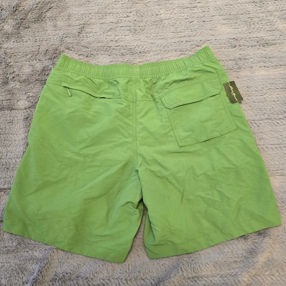 Eddie Bauer Travex Tidal‎ Swim Shorts Mens Medium Bright Lime Green NWT 0641